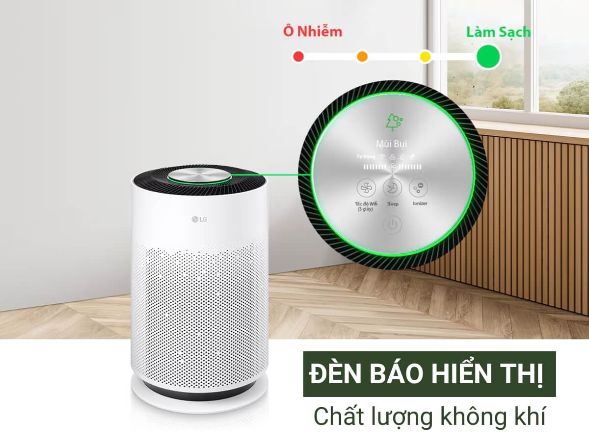 Đèn báo hiển thị chất lượng không khí