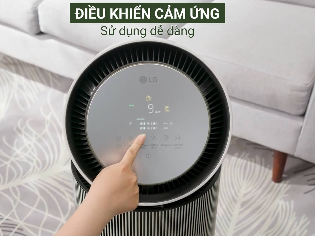 Điều khiển cảm ứng tiện lợi sử dụng