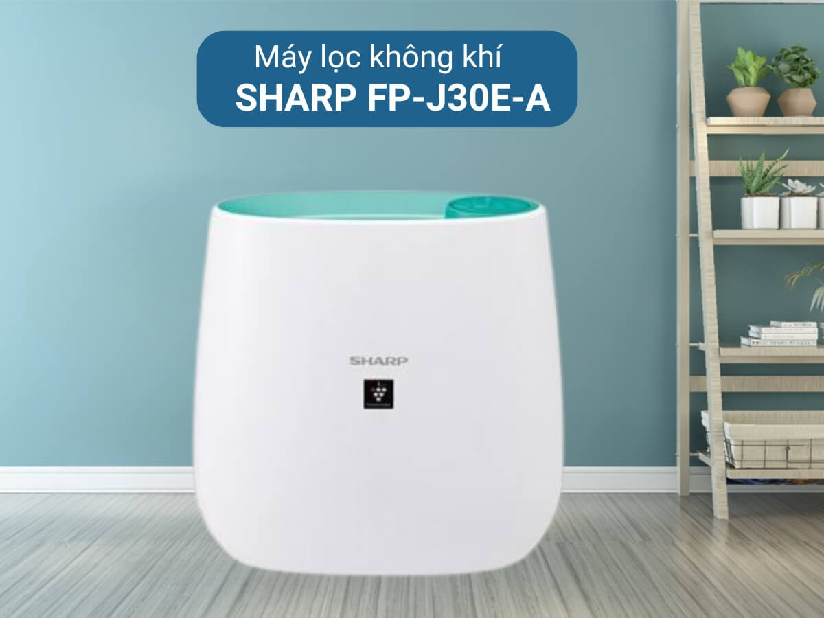 Máy lọc không khí Sharp FP-J30E-A thiết kế hiện đại, sang trọng