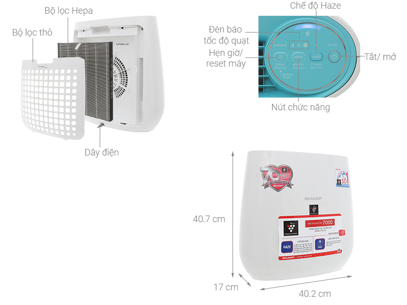 máy lọc không khí sharp fp-j30e-a