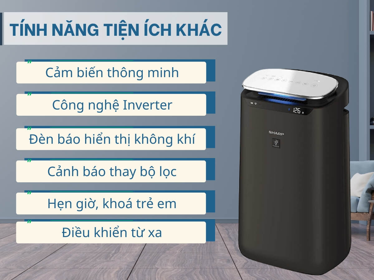 máy lọc không khí sharp fp-j80ev-h