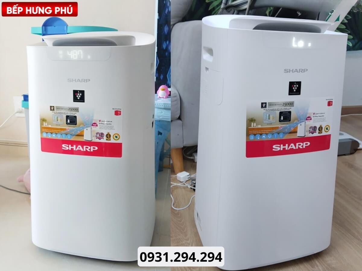 máy lọc không khí và tạo ẩm sharp ki-l60v-w
