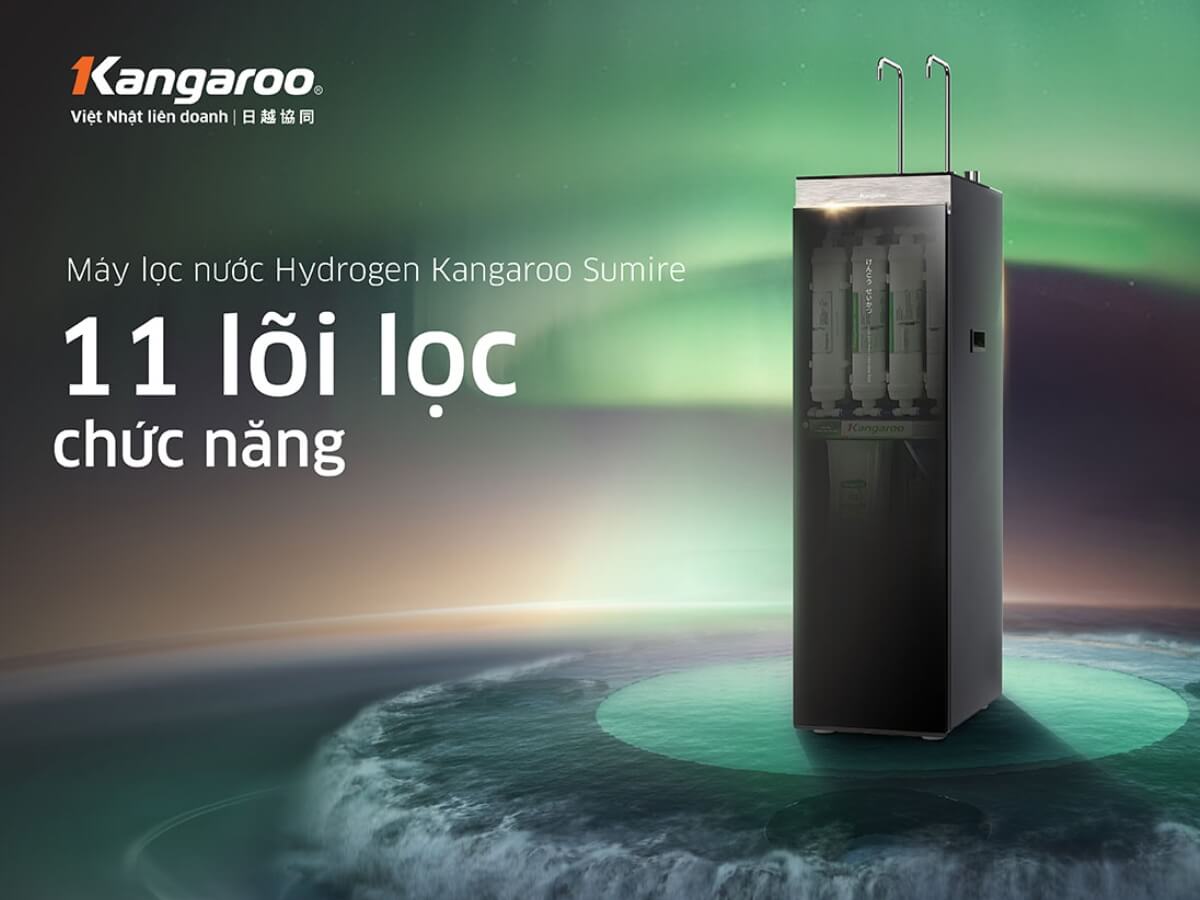 Hệ thống 11 lõi lọc cho hiệu suất lọc tối ưu