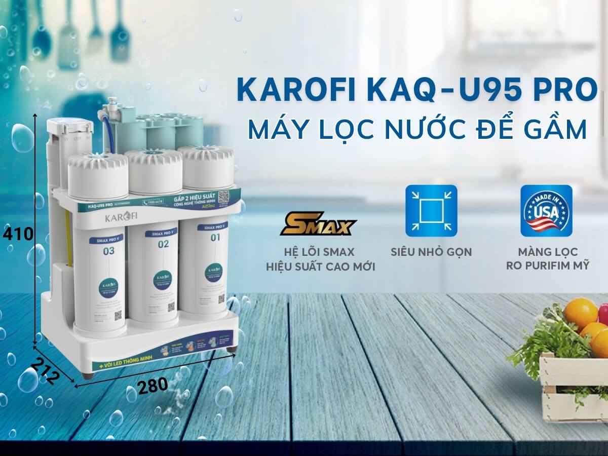 Thiết kế không tủ, để gầm tiết kiệm diện tích