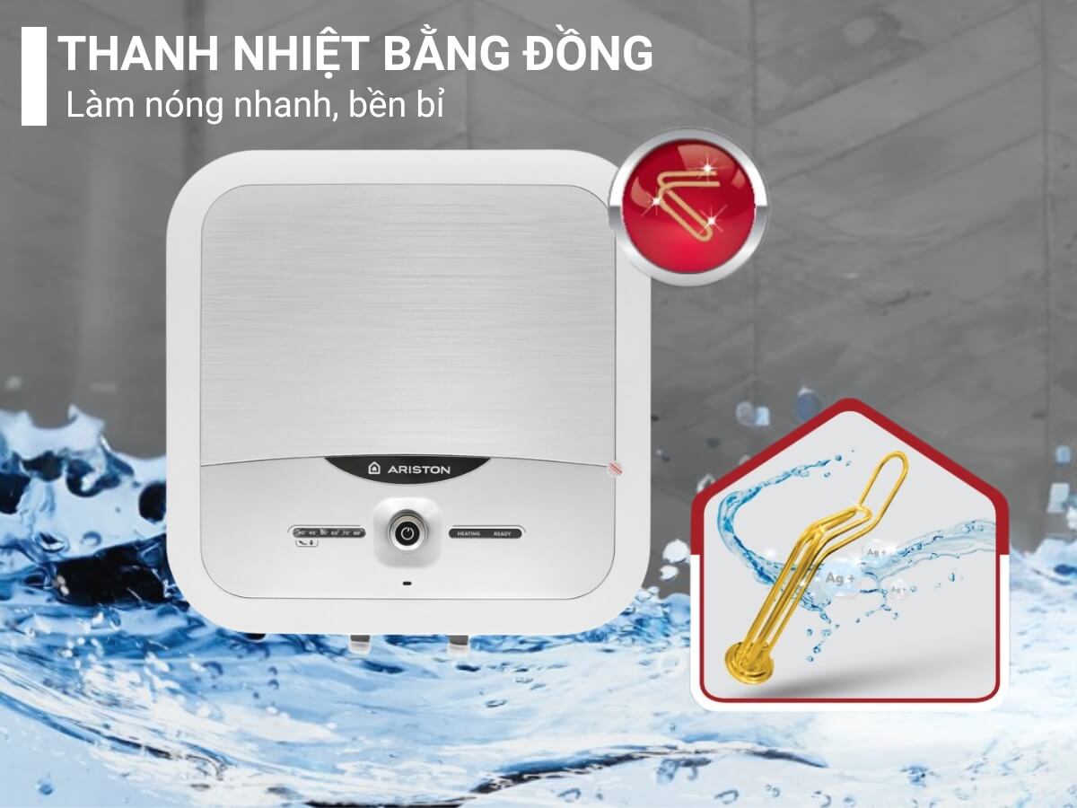 Thanh nhiệt bằng đồng làm nóng nhanh, bền bỉ
