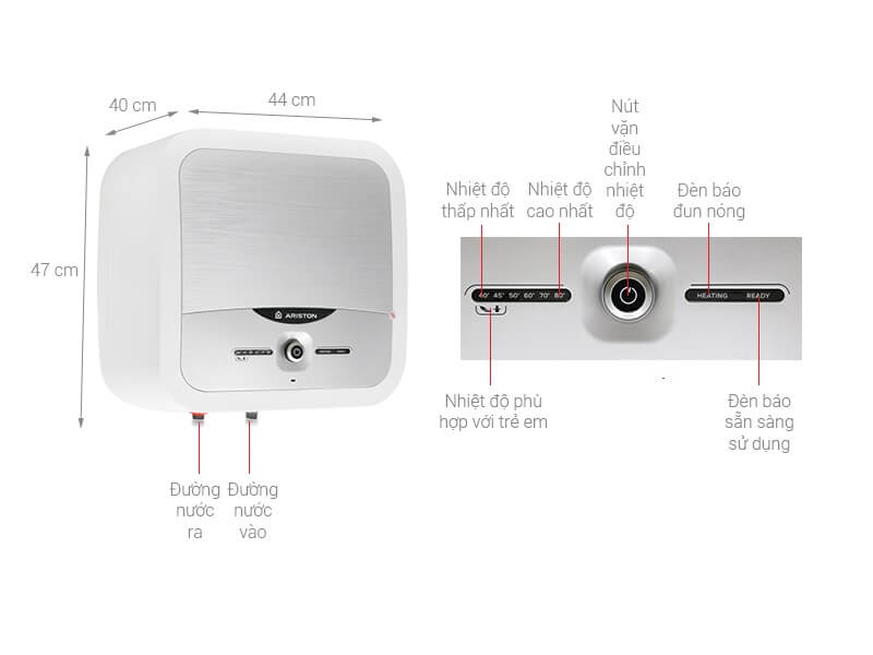 Máy nước nóng Ariston AN2 30 LUX 2.5 FE