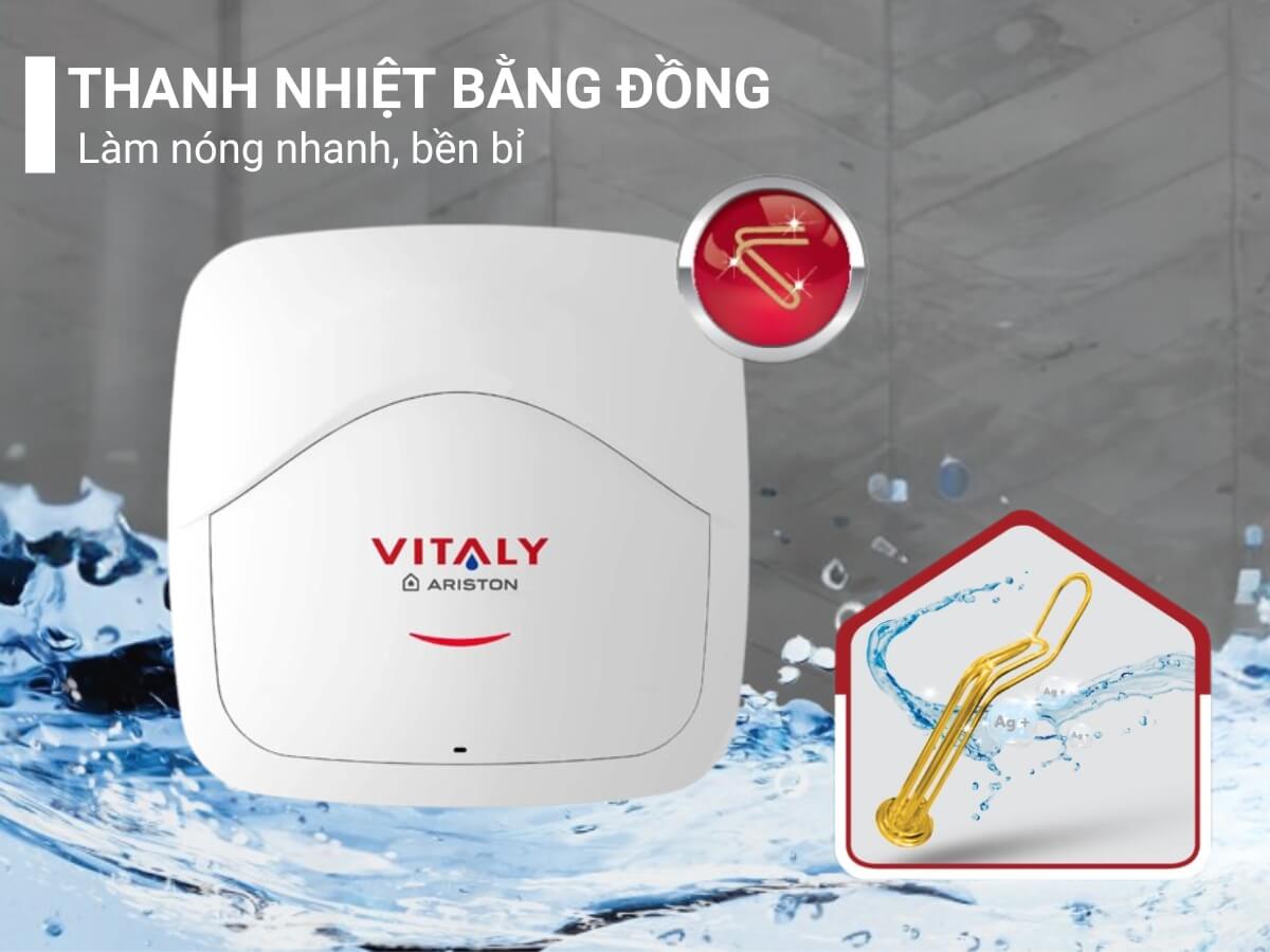 Thanh nhiệt bằng đồng làm nóng nhanh, bền bỉ