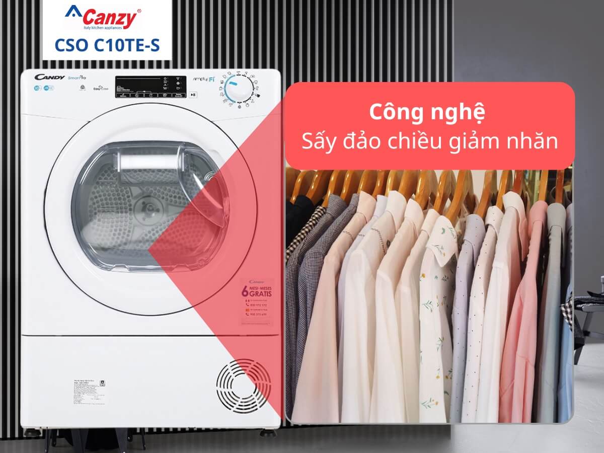Chương trình sấy giảm nhăn quần áo