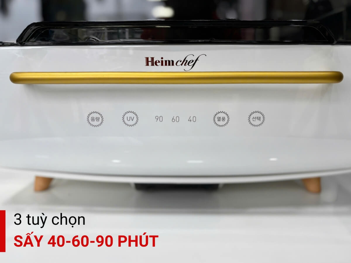 máy sấy chén bát heim chef htd-uv3000