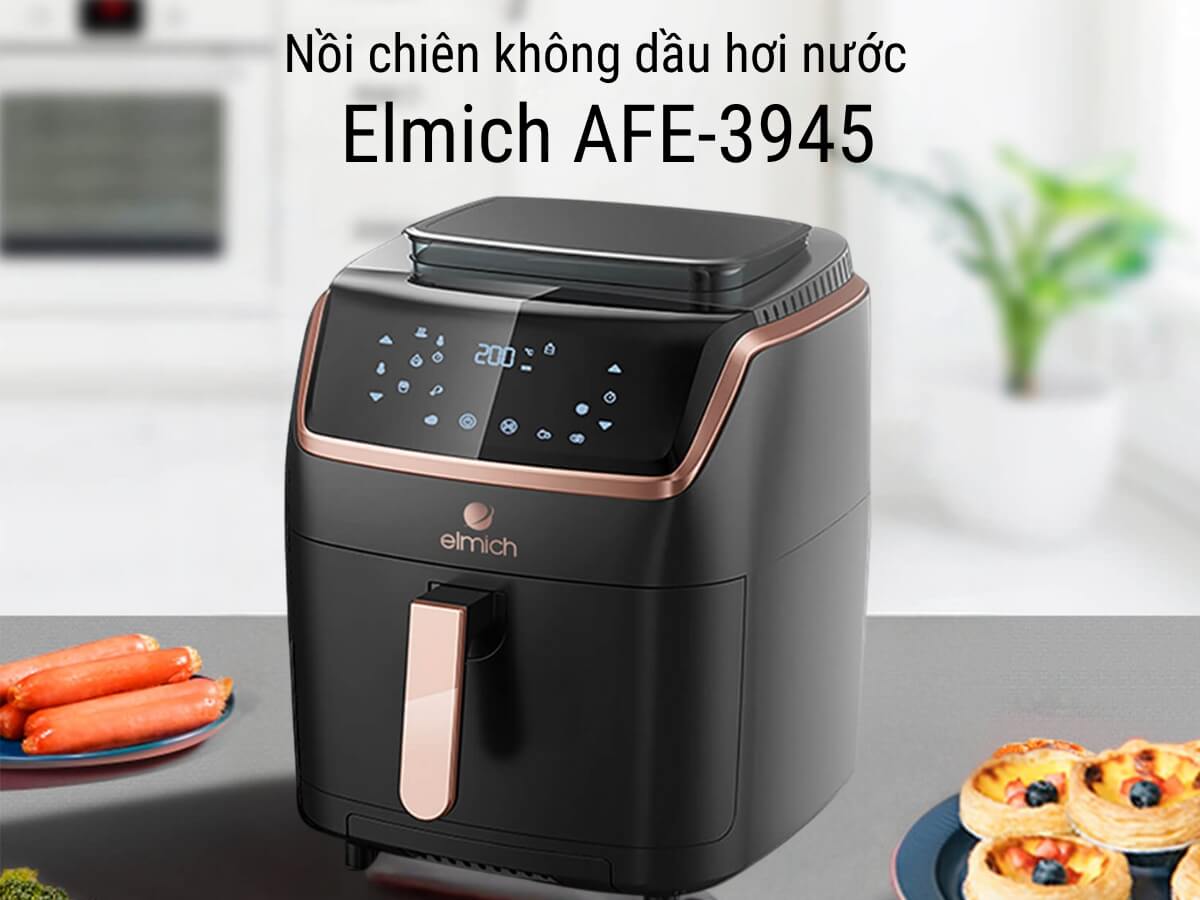 Nồi chiên không dầu hơi nước Elmich AFE-3945 dung tích 7 lít, thiết kế sang trọng