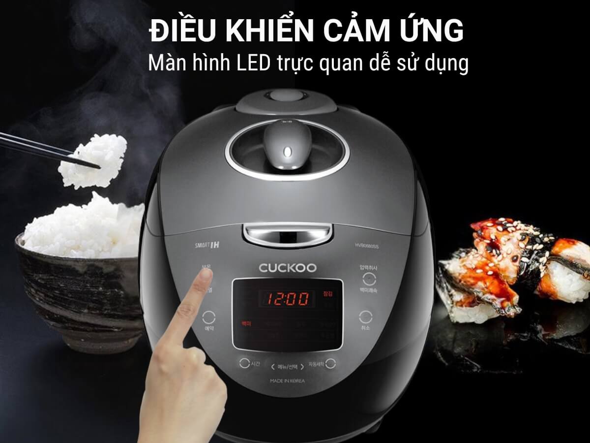 Điều khiển cảm ứng, màn hình LED