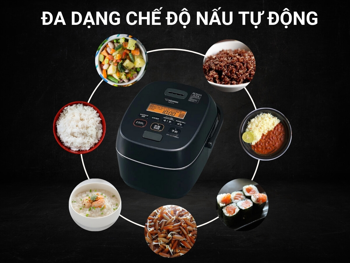 Đa dạng chế độ nấu tự động