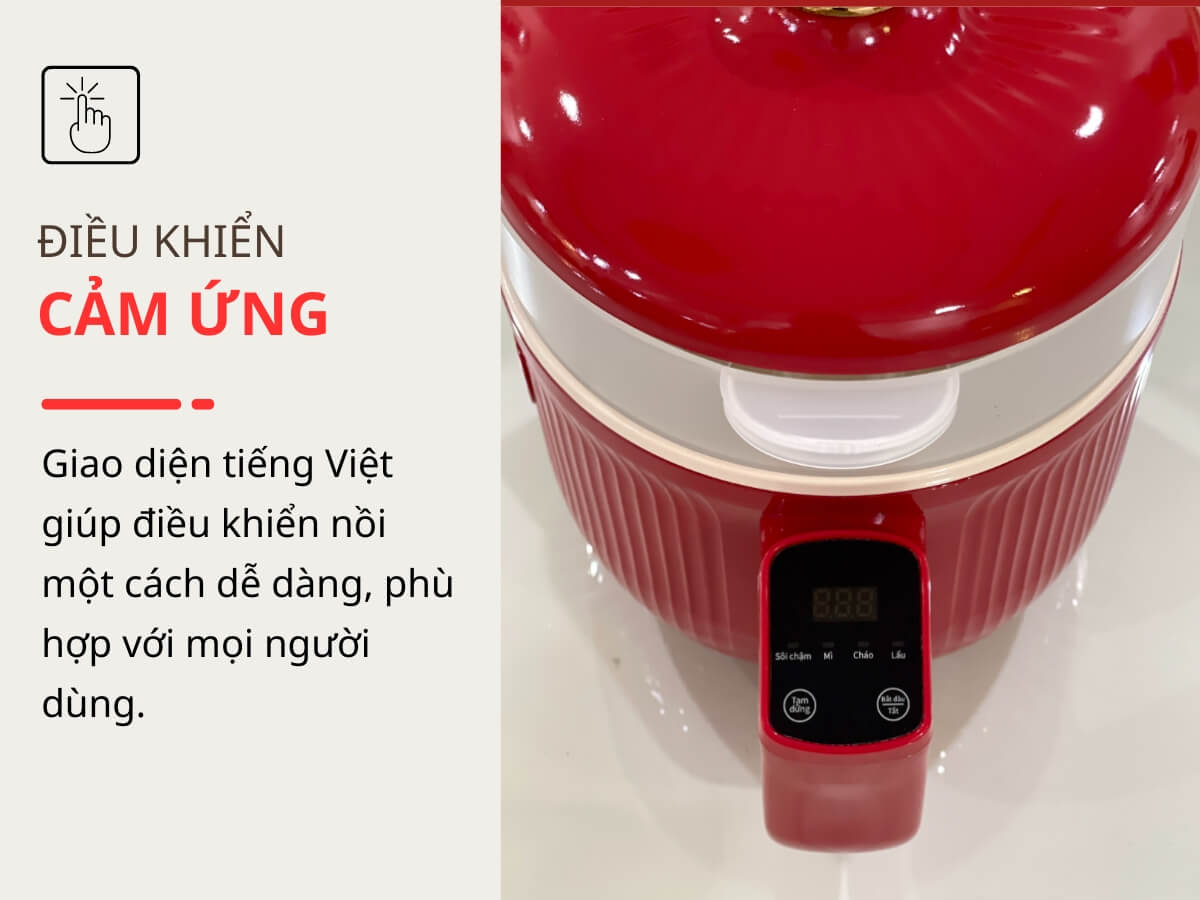 Điều khiển cảm ứng tiếng Việt dễ sử dụng