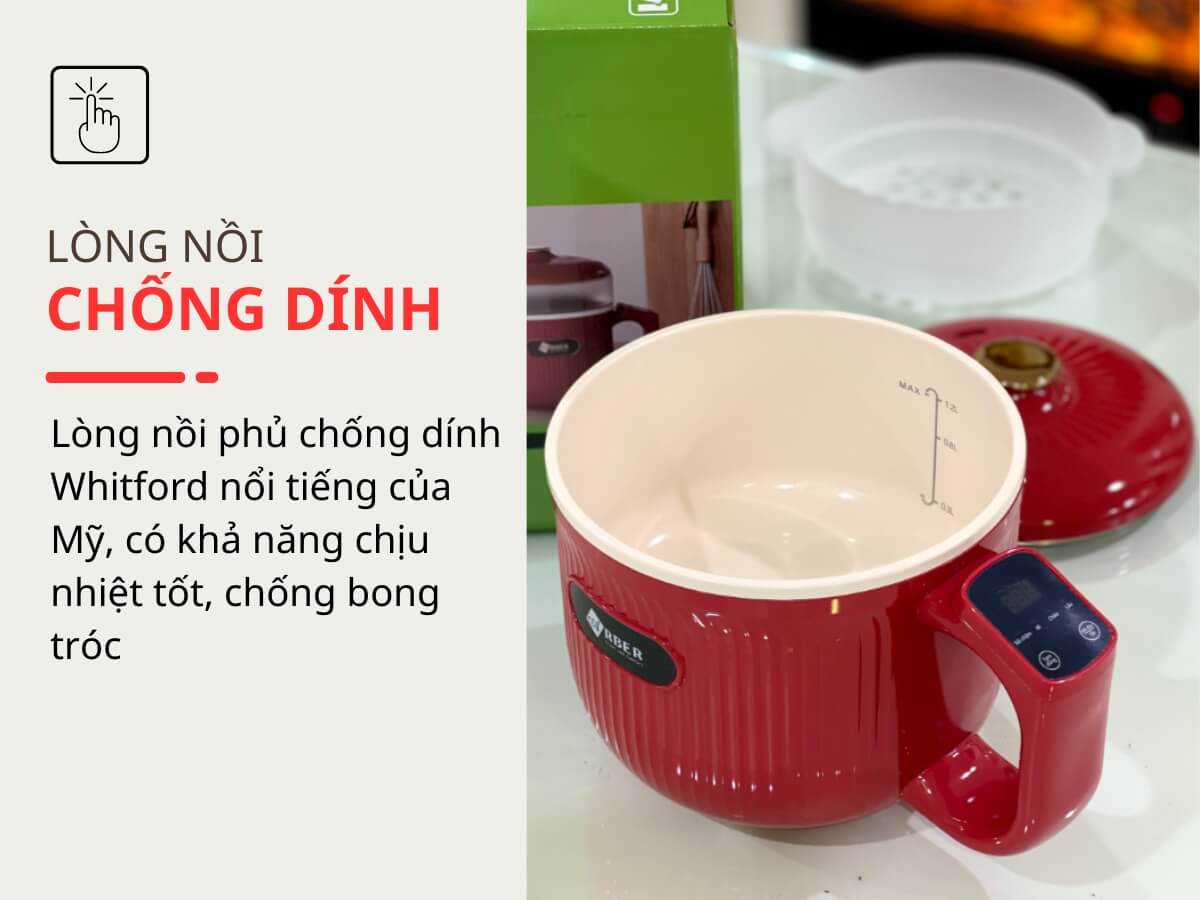 Lòng nồi chống dính an toàn