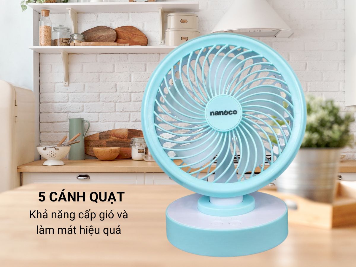 quạt tích điện nanoco nrf6213g