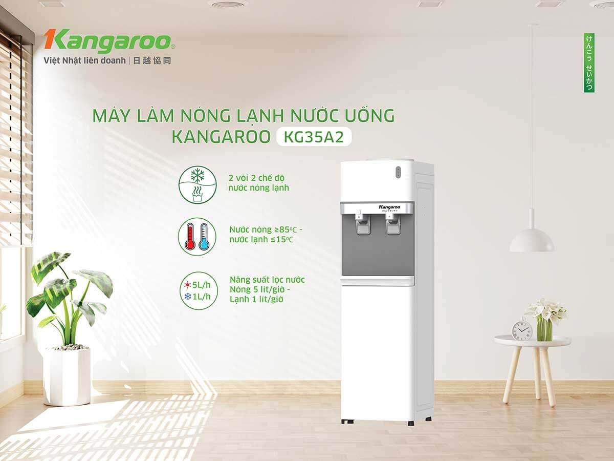 cây nước nóng lạnh kangaroo kg35a2