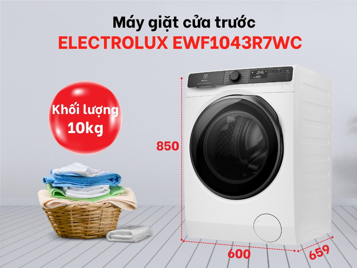 máy giặt electrolux ewf1043r7wc 10kg