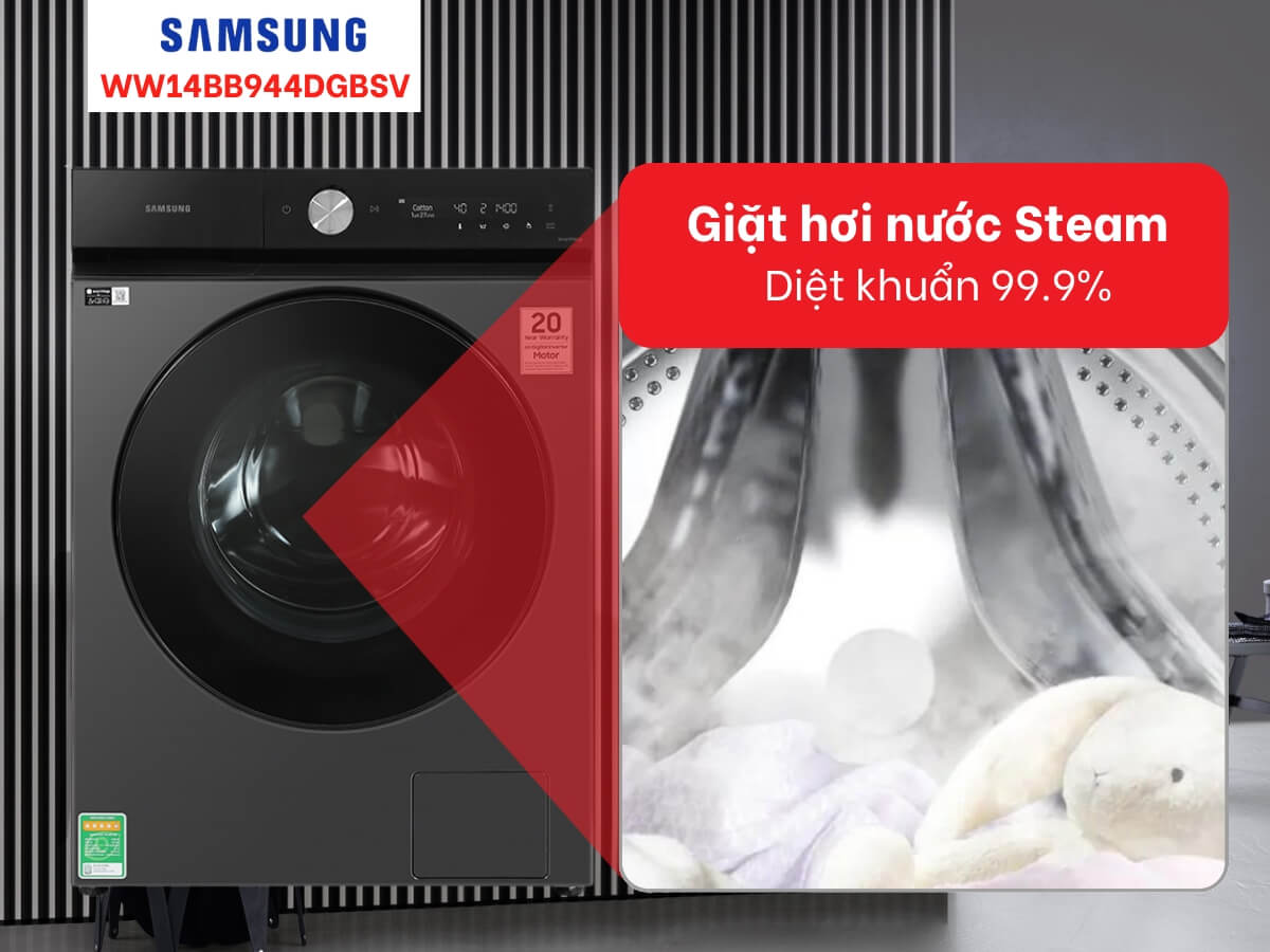 máy giặt samsung ww14bb944dgbsv 14kg
