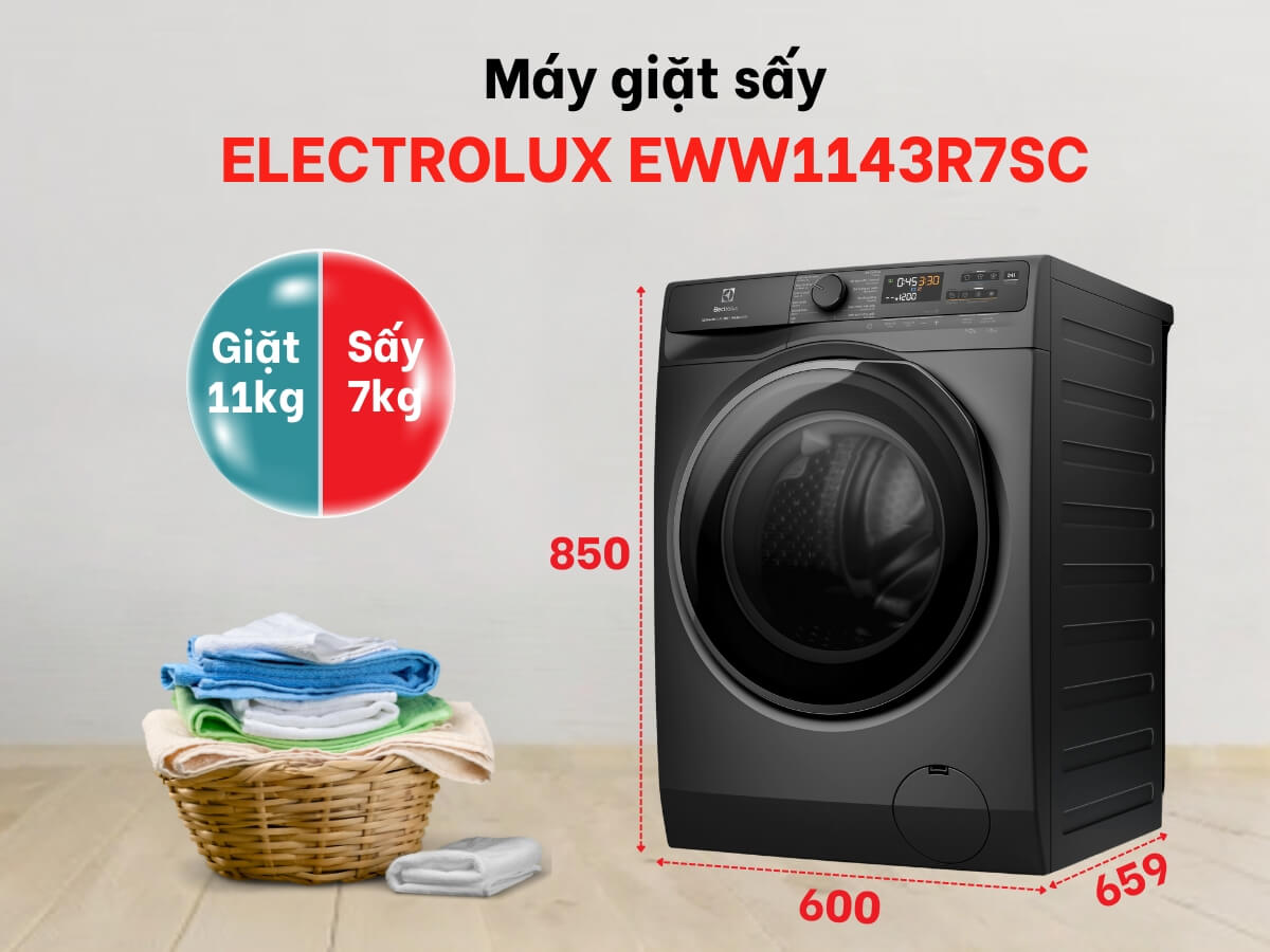 máy giặt sấy electrolux eww1143r7sc