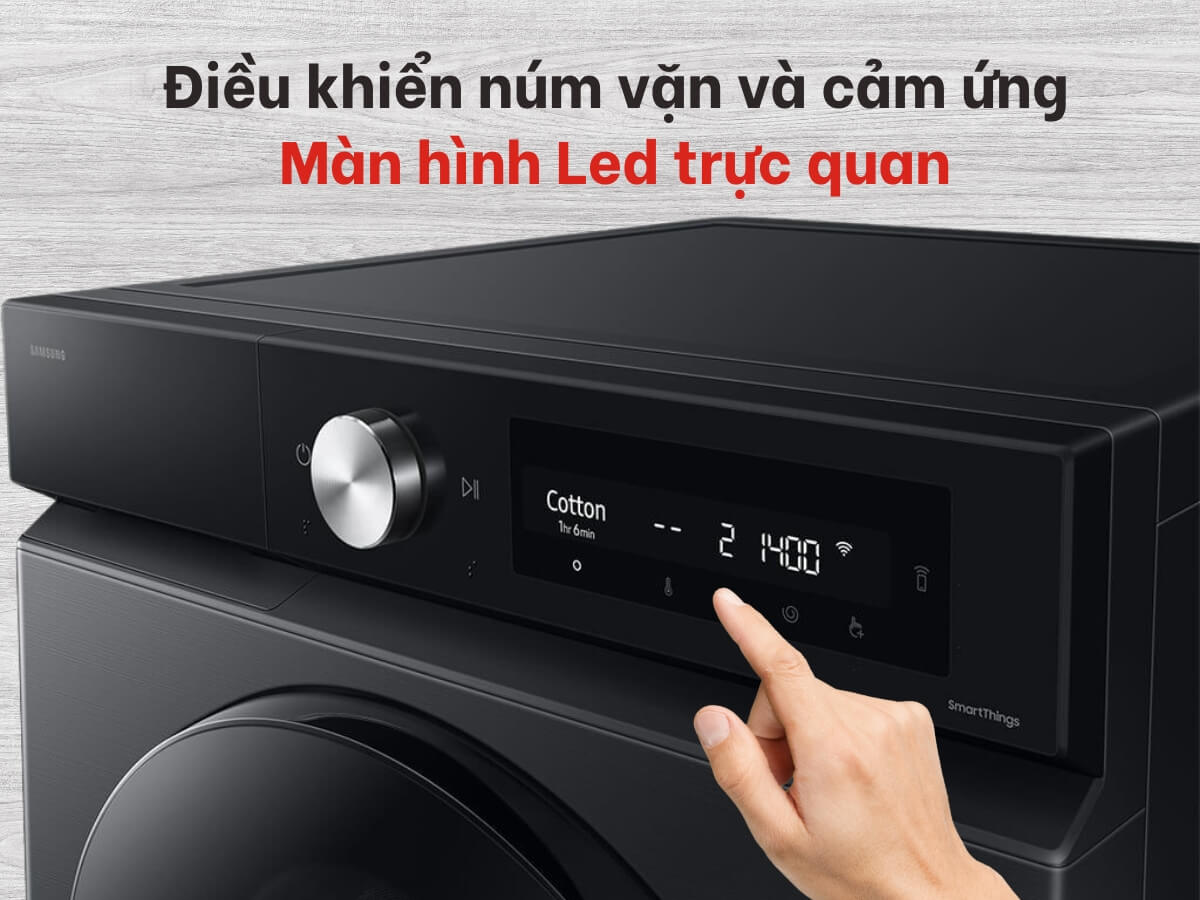 máy giặt sấy samsung wd12db7b85gbsv