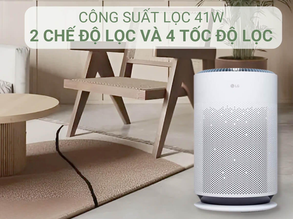 máy lọc không khí lg as60ghbg0