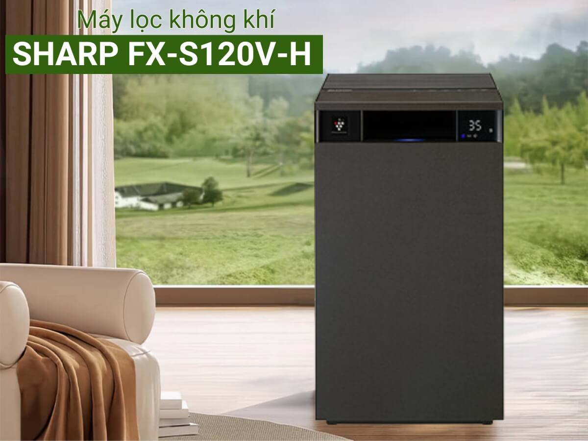 máy lọc không khí sharp fx-s120v-h