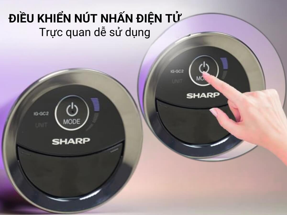 máy lọc không khí sharp ig-gc2e-p