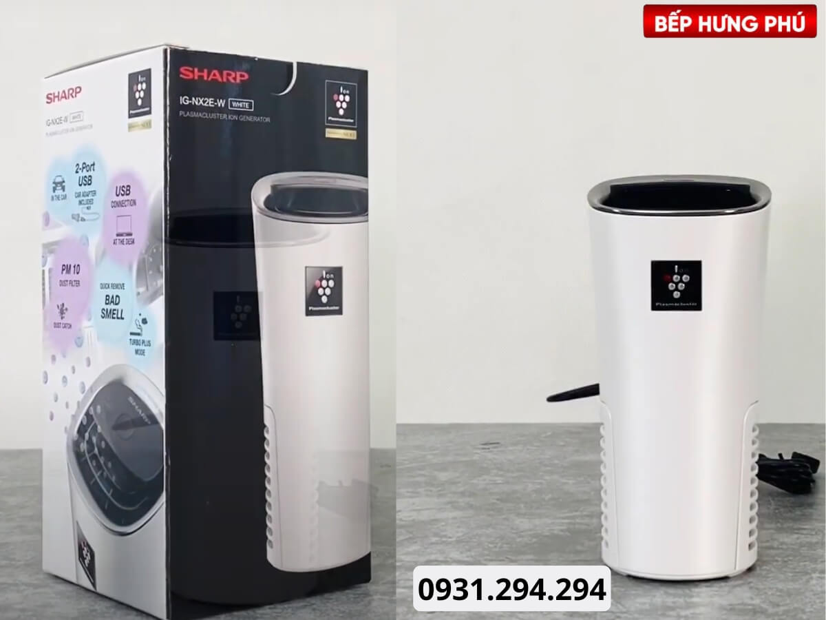 máy lọc không khí sharp ig-nx2e-w
