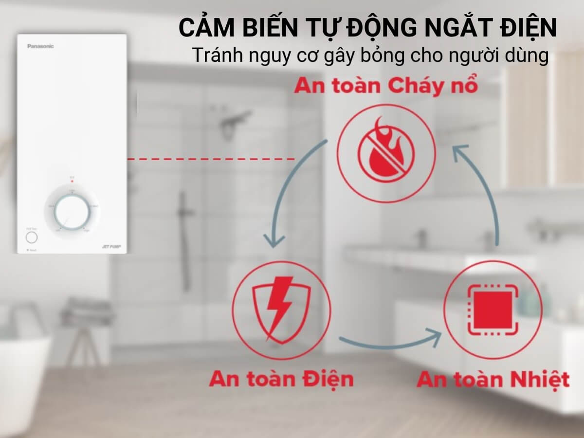 máy nước nóng panasonic dh-4vp1vw