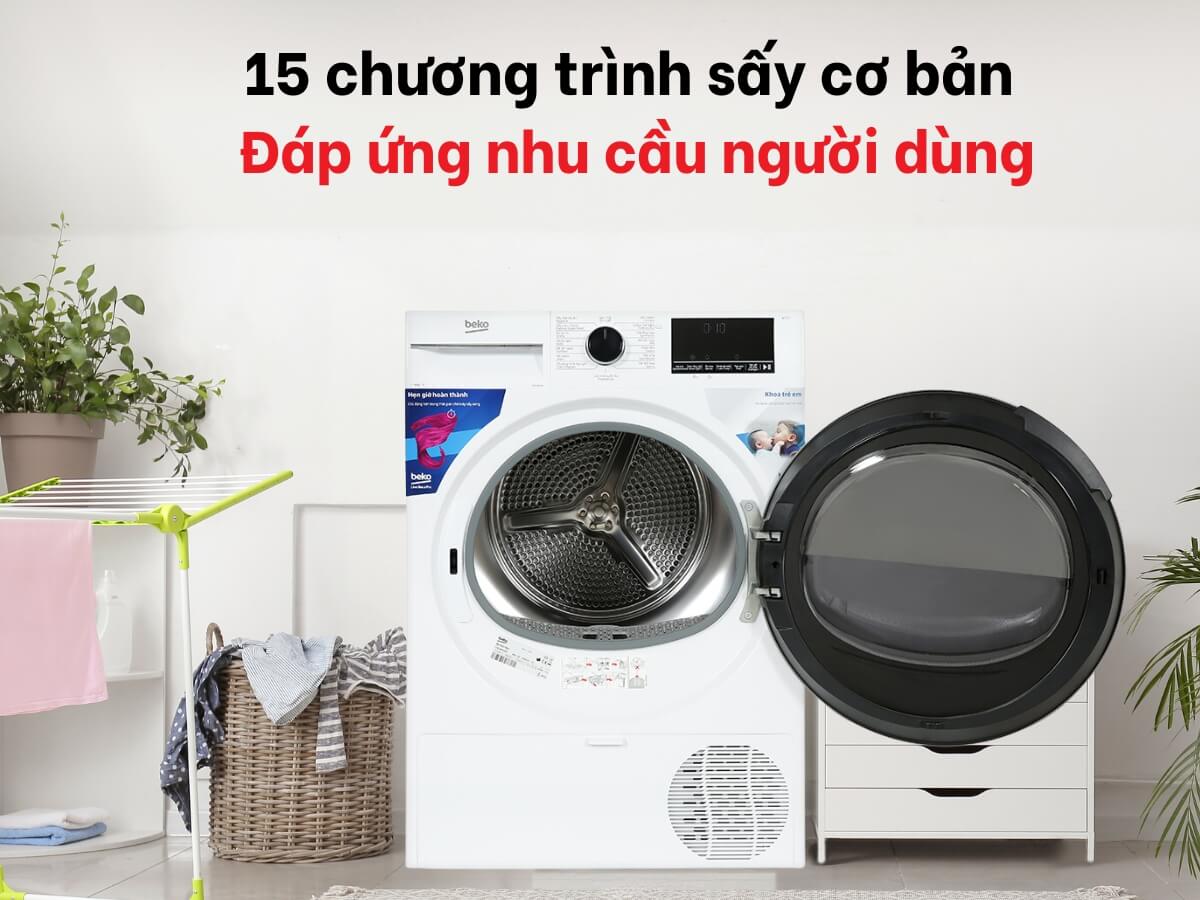 máy sấy beko b3t4319w 9kg