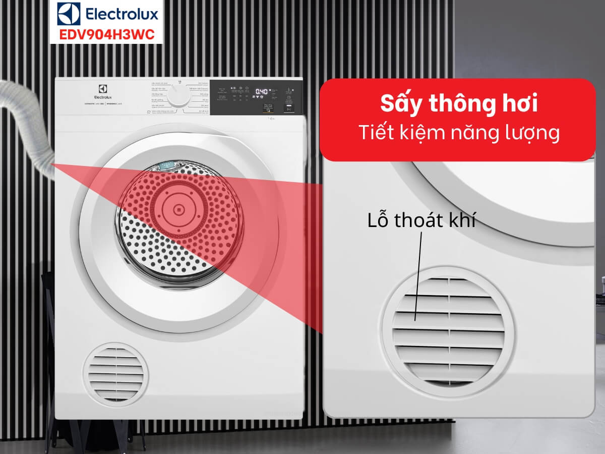 máy sấy electrolux edv904h3wc 9kg