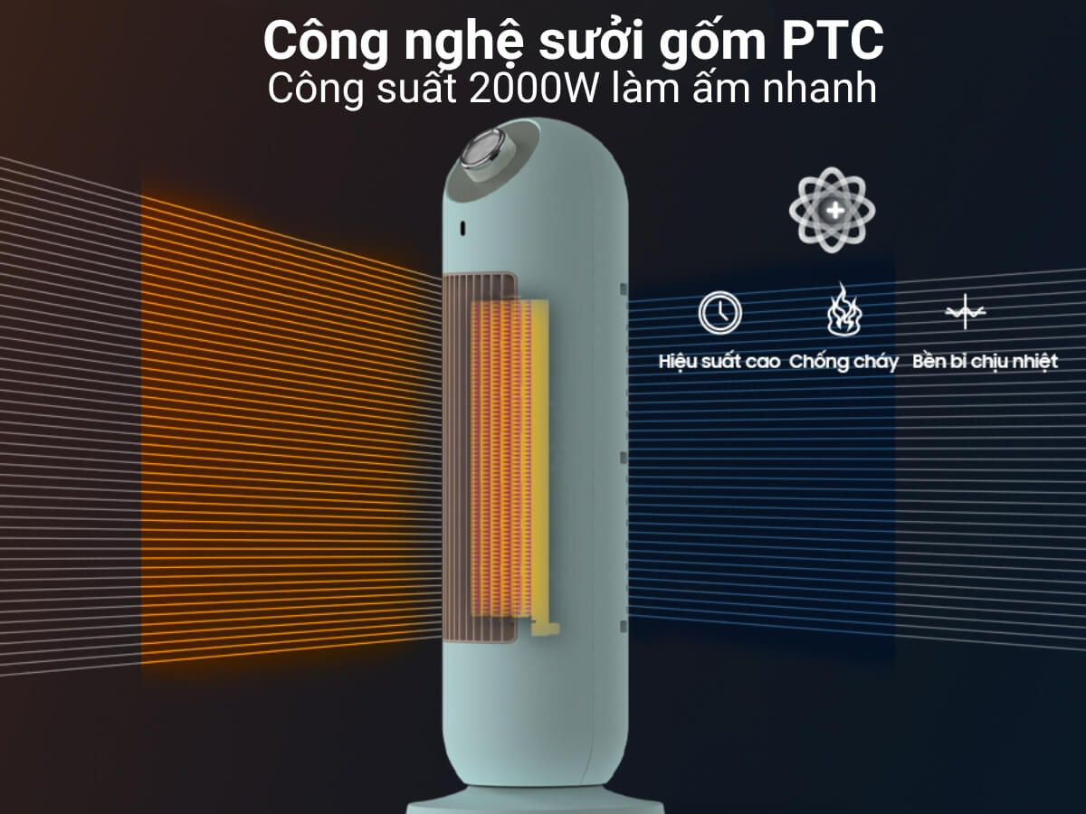 máy sưởi gốm bear dnq-c20b1