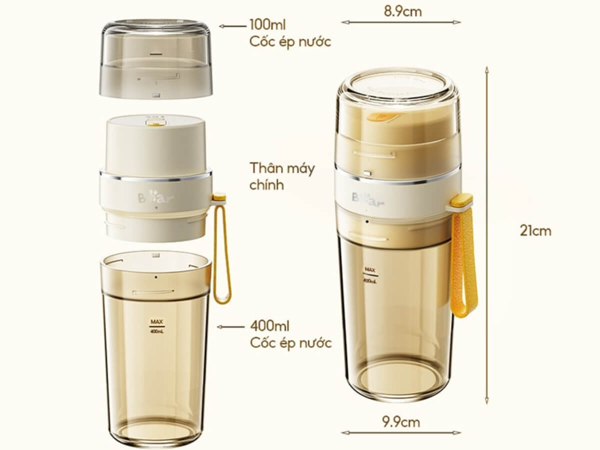 máy xay sinh tố cầm tay bear sb-mx04k