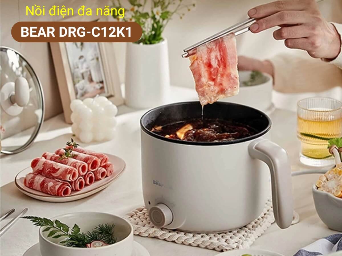 nồi điện đa năng bear drg-c12k1