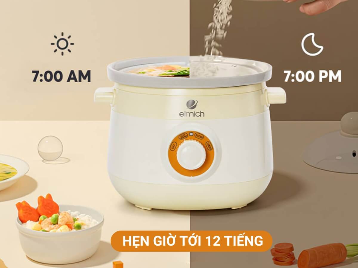 nồi nấu chậm elmich sce-8525