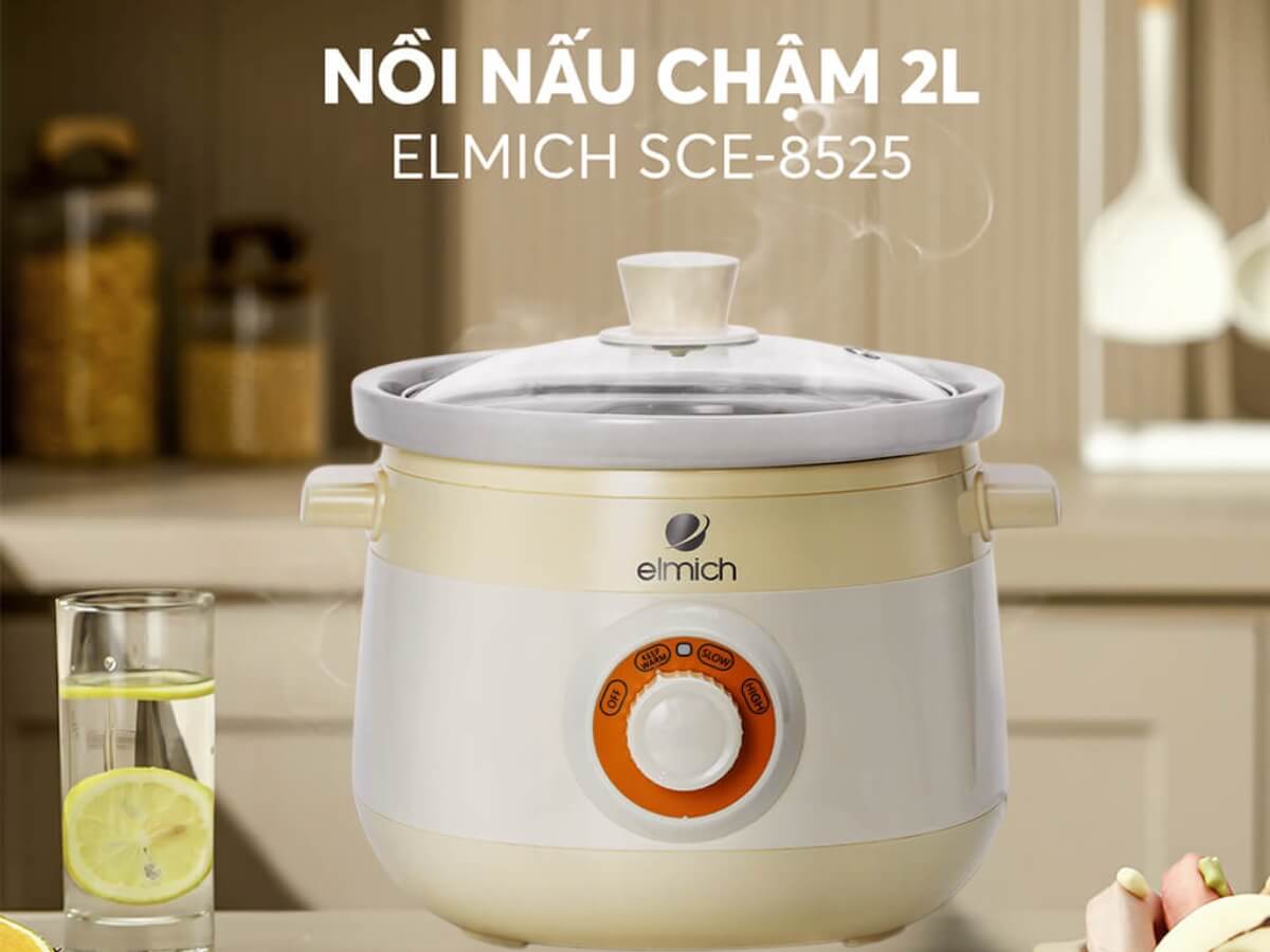 nồi nấu chậm elmich sce-8525