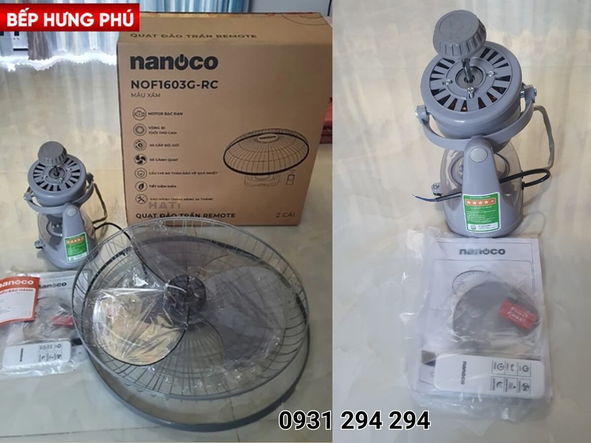Quạt đảo trần Nanoco NOF1603G-RC