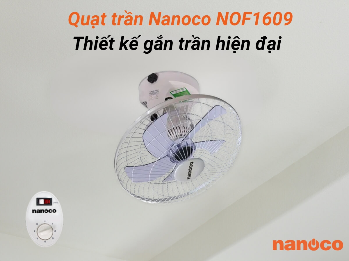 quạt đảo trần nanoco nof1609