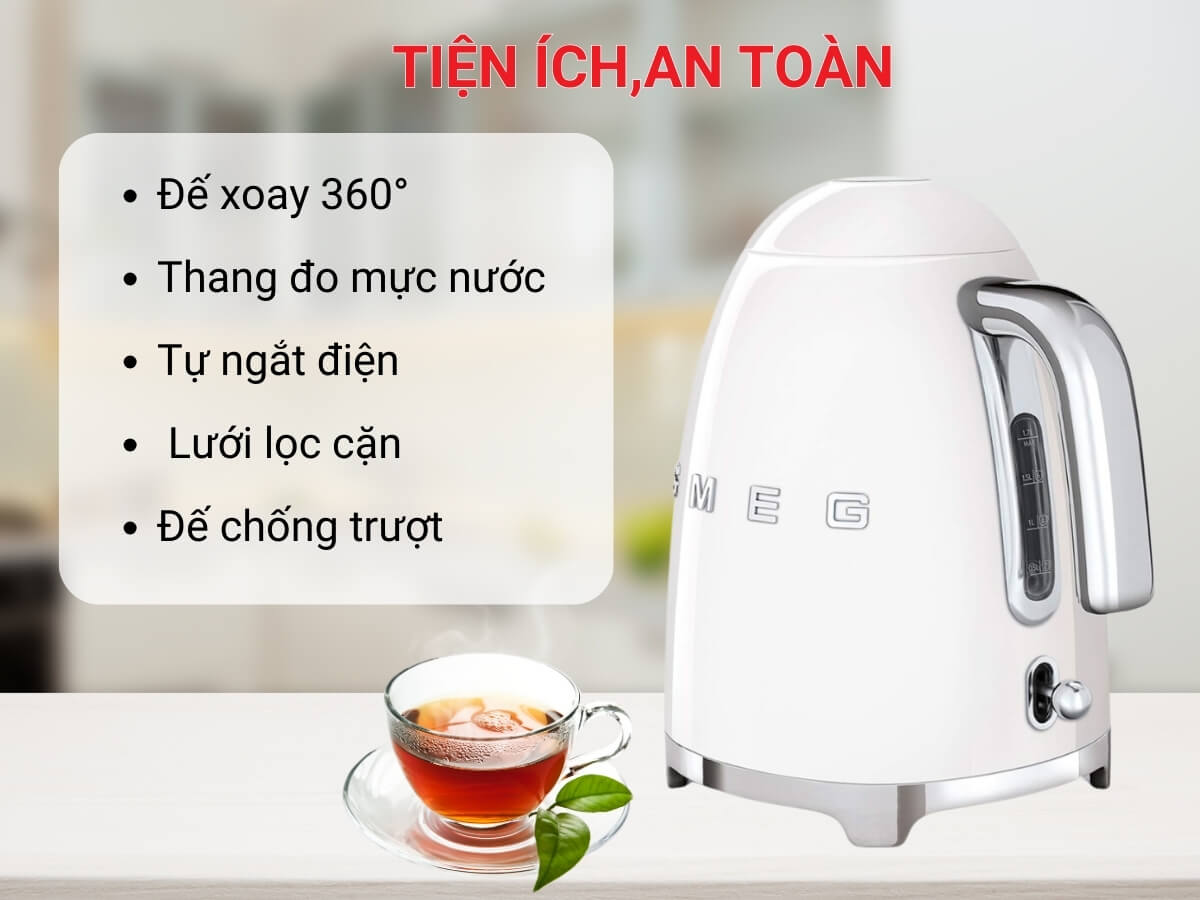 ấm siêu tốc smeg klf03wheu