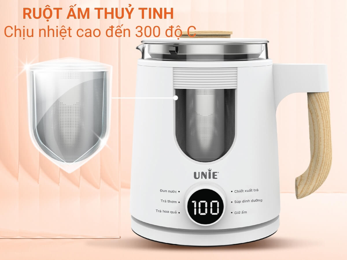 ấm siêu tốc unie uek1081w