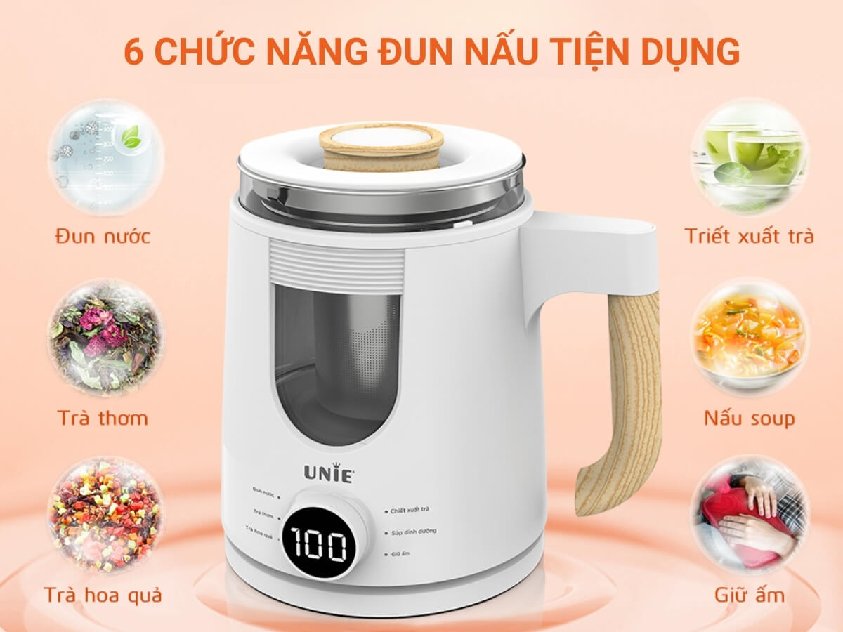 ấm siêu tốc unie uek1081w