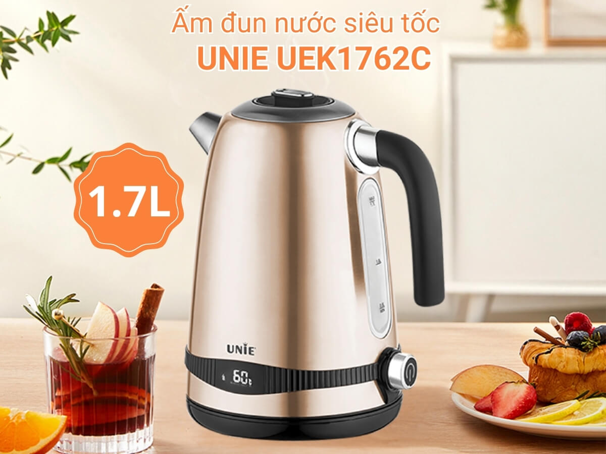 Ấm siêu tốc Unie UEK1762C công suất mạnh mẽ 2200W