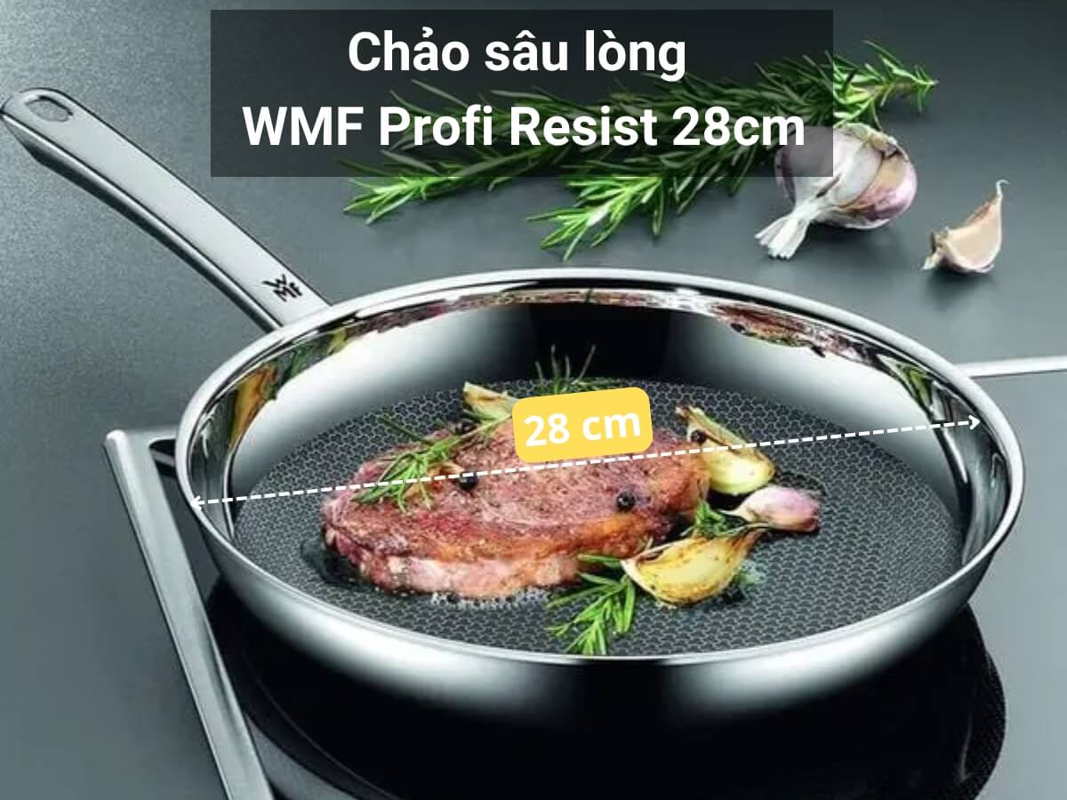 Tổng quan về Chảo sâu lòng WMF Profi Resist 28cm
