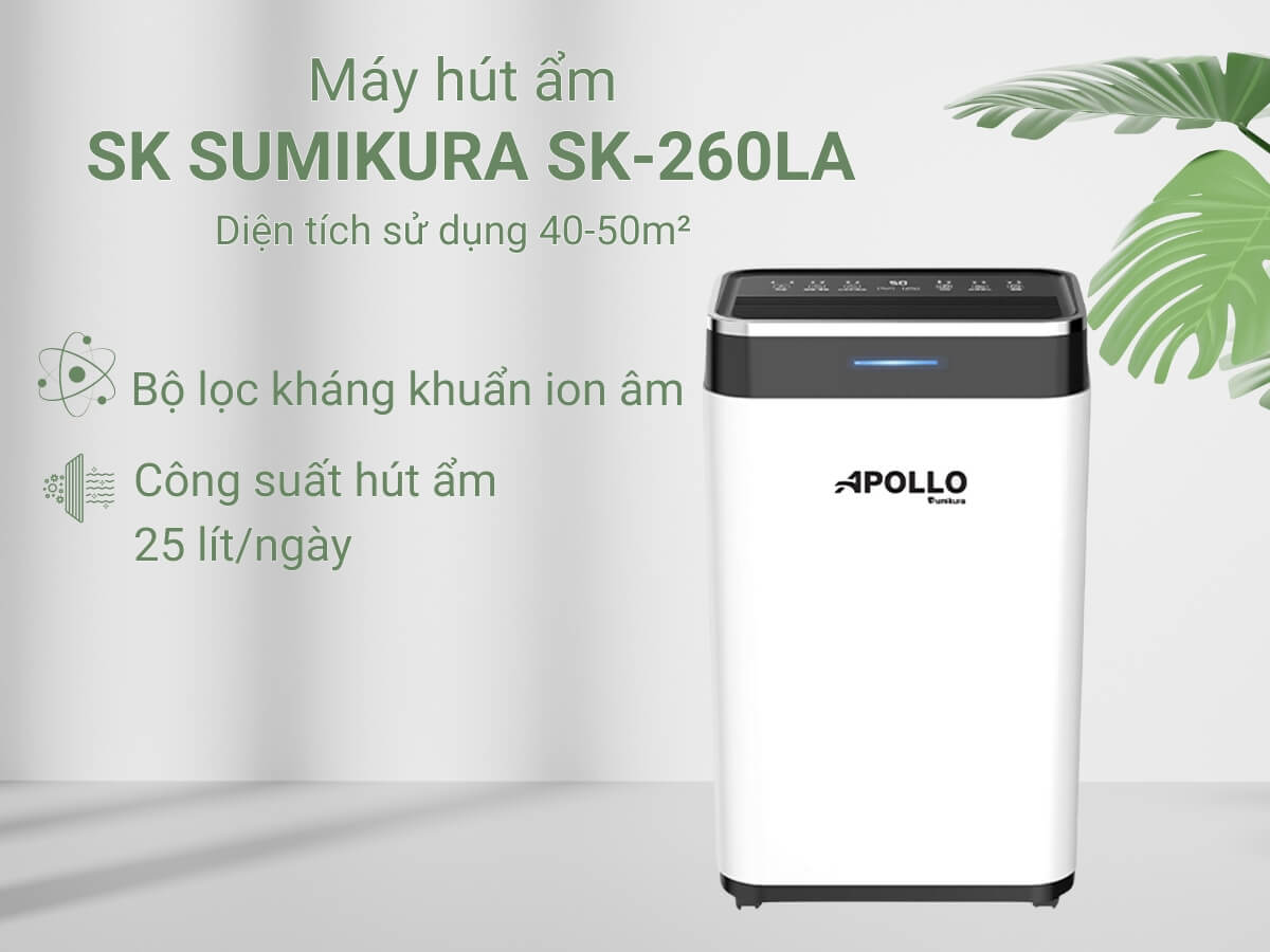 máy hút ẩm sk sumikura sk-260la