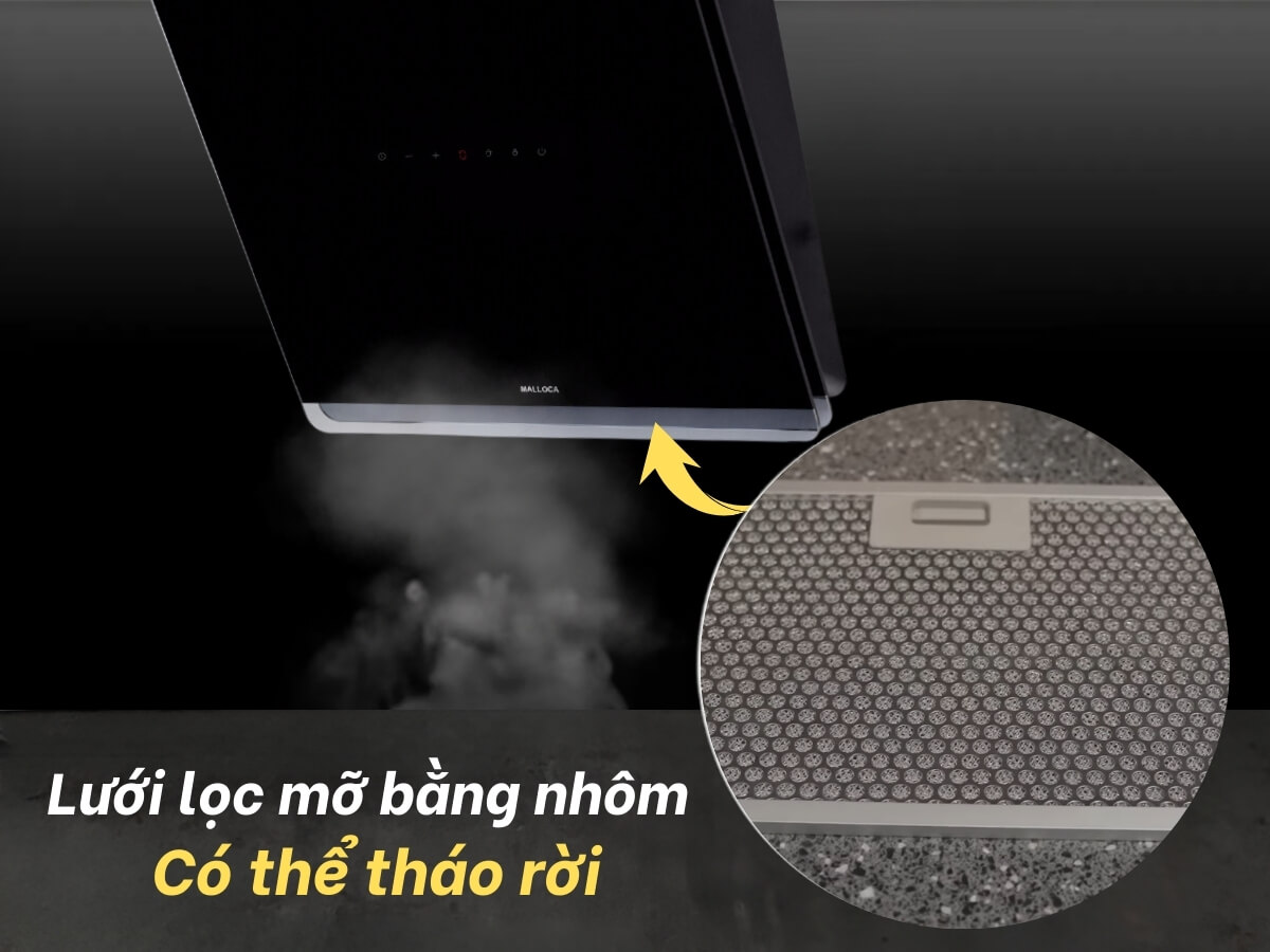 máy hút mùi malloca mc 60gt-b