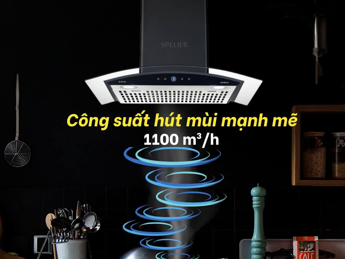 máy hút mùi spelier sp 655 gv