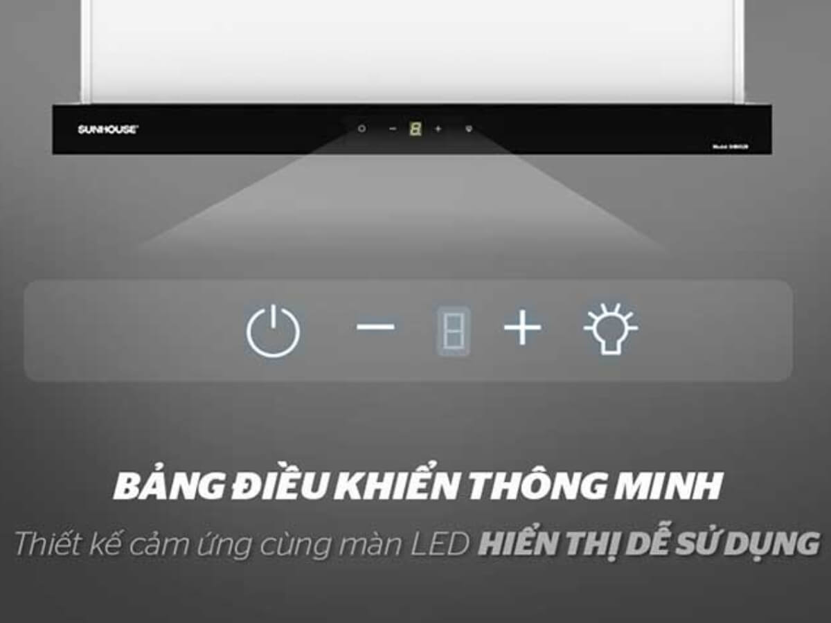Điều khiển cảm ứng 3 tốc độ hút