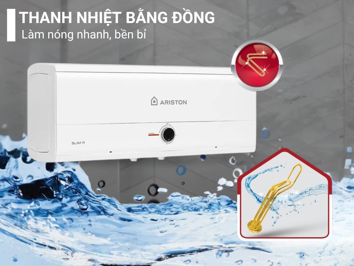 máy nước nóng ariston slim3 20 r mt