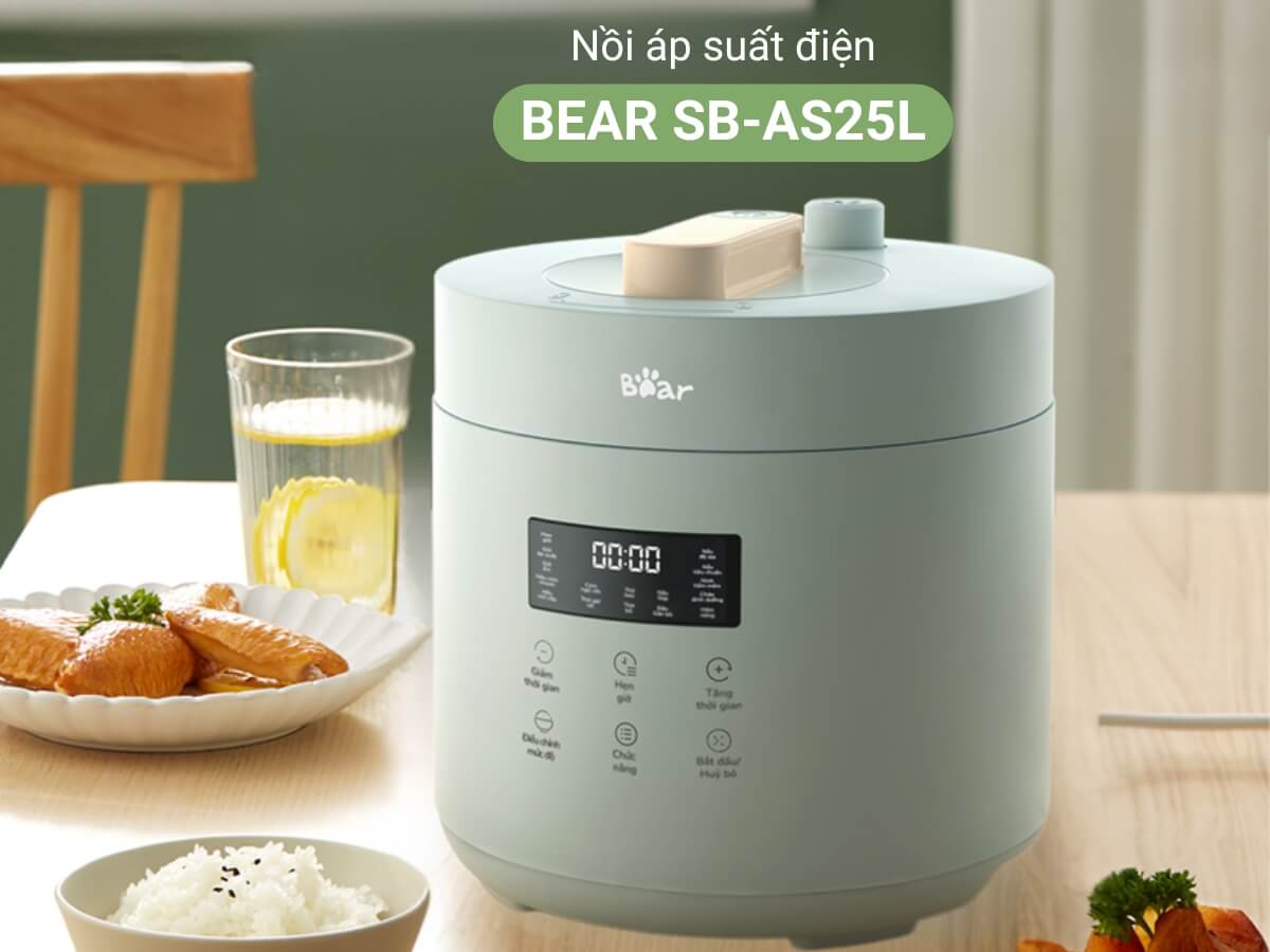 nồi áp suất điện bear sb-as25l