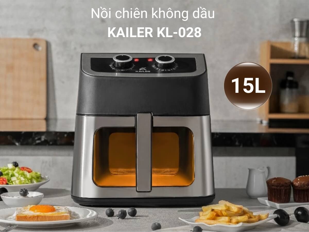 nồi chiên không dầu kailer kl-028